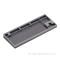 Aluminiumplatte Sandstrahlmechanische Gaming -Tastatur